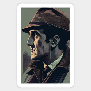 Sherlock Holmes Basil Sticker